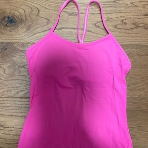 Lululemon Power Y Tank - Hot Pink - Size 6